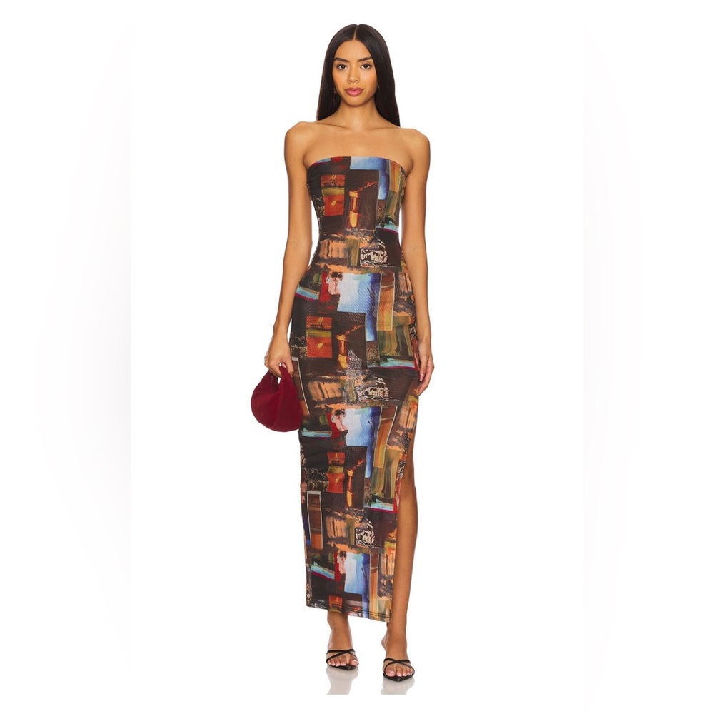 Sheer maxi summer dress
